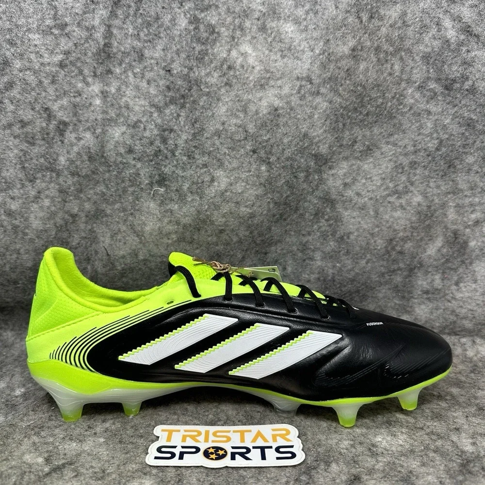 Adidas Copa Pure 3 Elite FG Soccer Cleats Mens Size 10 Black Lucid Lemon JH6304